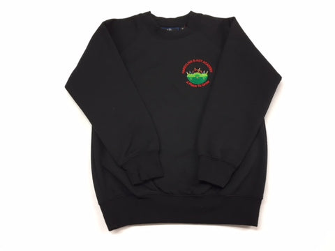 Black Embroidered Sweatshirt (HA)