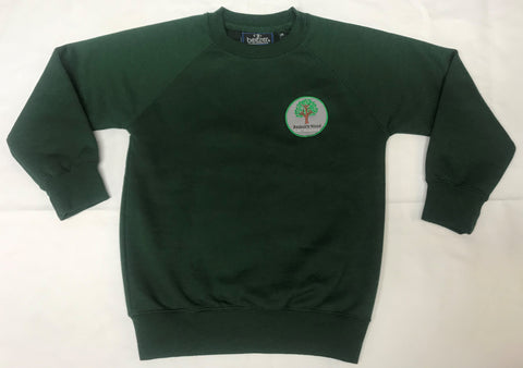 Bottle Green Embroidered Sweatshirt (BWA)