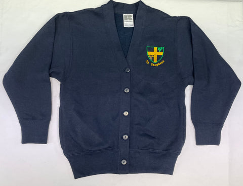 Navy Cardigan Embroidered (SSIS)