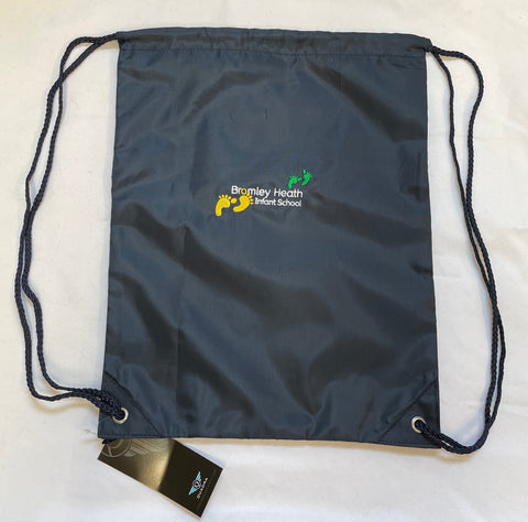 Navy Embroidered Dap Bag (BHIS)