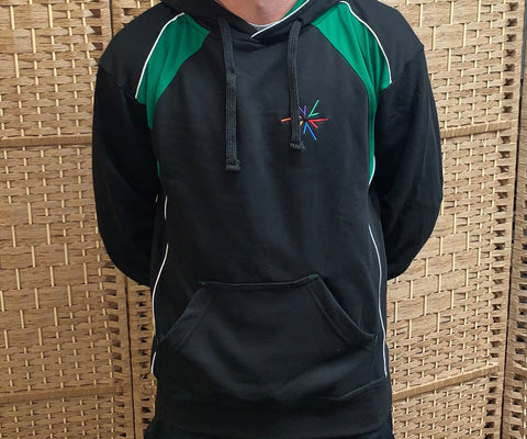 Black/Emerald Hoodie (AWS)