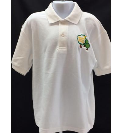 White Embroidered Polo Shirt (CGS)