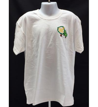 White Embroidered Tee Shirt - PE (CGS)