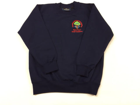 Navy Embroidered Sweatshirt (PCA)