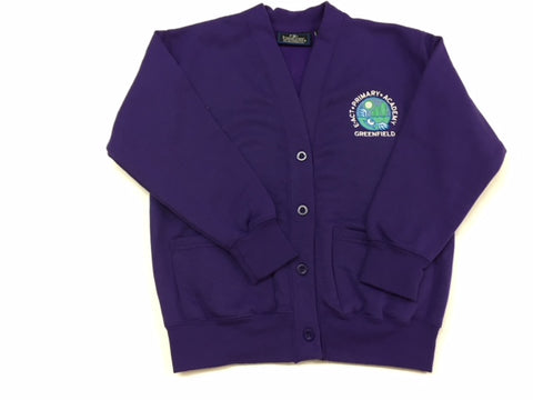 Purple Embroidered Cardigan (GA)