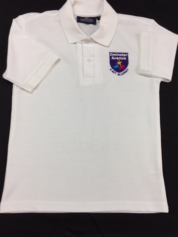 White Embroidered Polo Shirt (IAA)
