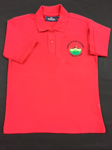 Red Embroidered Polo Shirt (HA)