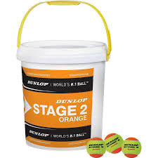 Dunlop Stage 2 Low Compression Tennis Balls