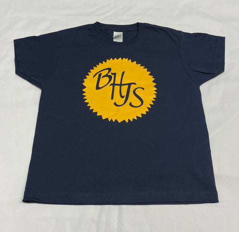 Navy Tee Shirt Printed (BHJS)