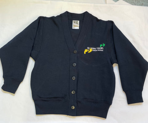 Navy Cardigan Embroidered (BHIS)