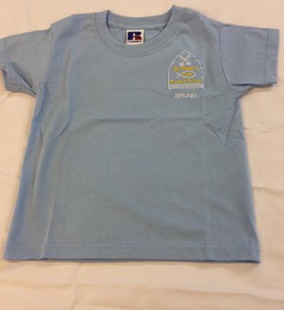 House Tee Shirt - Sky (Brunel) (SP)